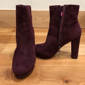 Maroon Ankle Boot